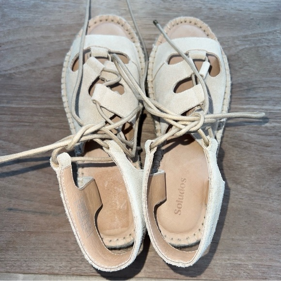 Soludos Women’s Espadrille Sandals. Summer Sedona Ghillies Platform USW Size 7.5 - Picture 10 of 11